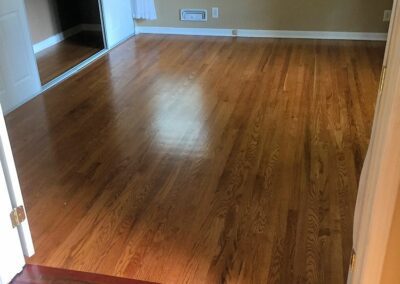 Hardwood floor installation, example 4. Handcrafted Floors, LLC Colorado Springs, CO.
